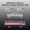 Ajazz AK820 MAX Ultra HE Rosado Tri Mode en Guatemala | All In-GT