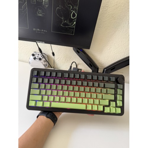 Ajazz AK820 Max Verde Tri Mode en Guatemala | All In-GT