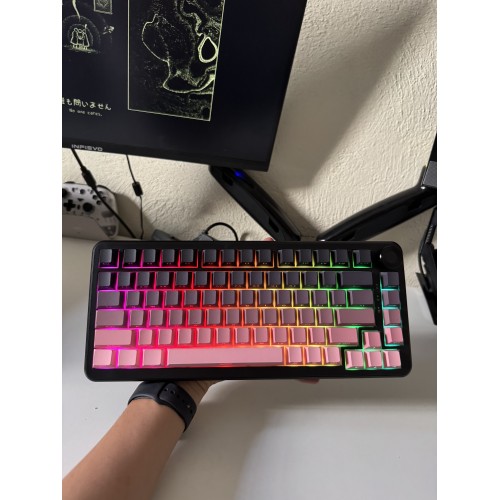 Ajazz AK820 Max Rosado Tri Mode en Guatemala | All In-GT