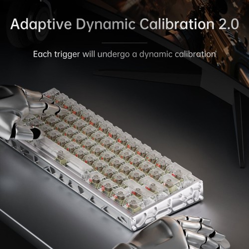 Ajazz ALUX60 Keycaps Transparentes Switches Magnéticos en Guatemala | All In-GT