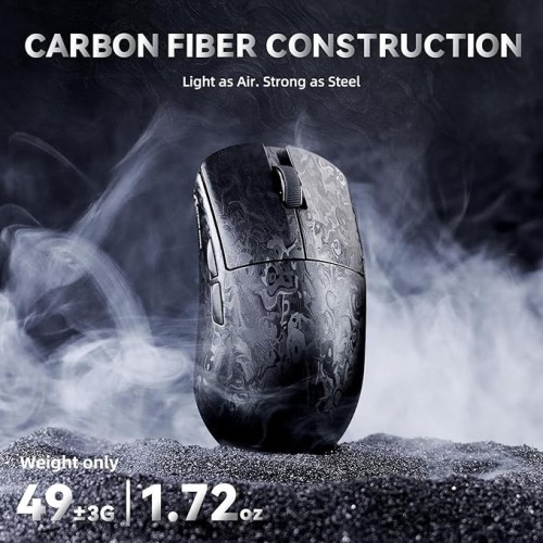 Attack Shark R11 Ultra Fibra de Carbono (Forged Black)