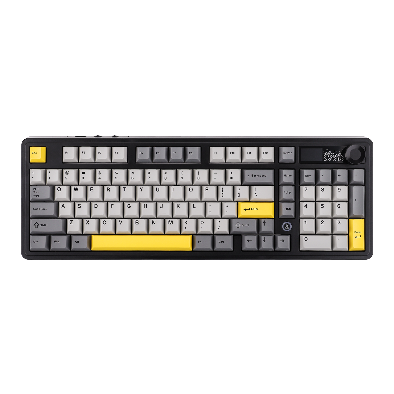Ajazz AK980 V2 Grey-White-Yellow Caja dañada