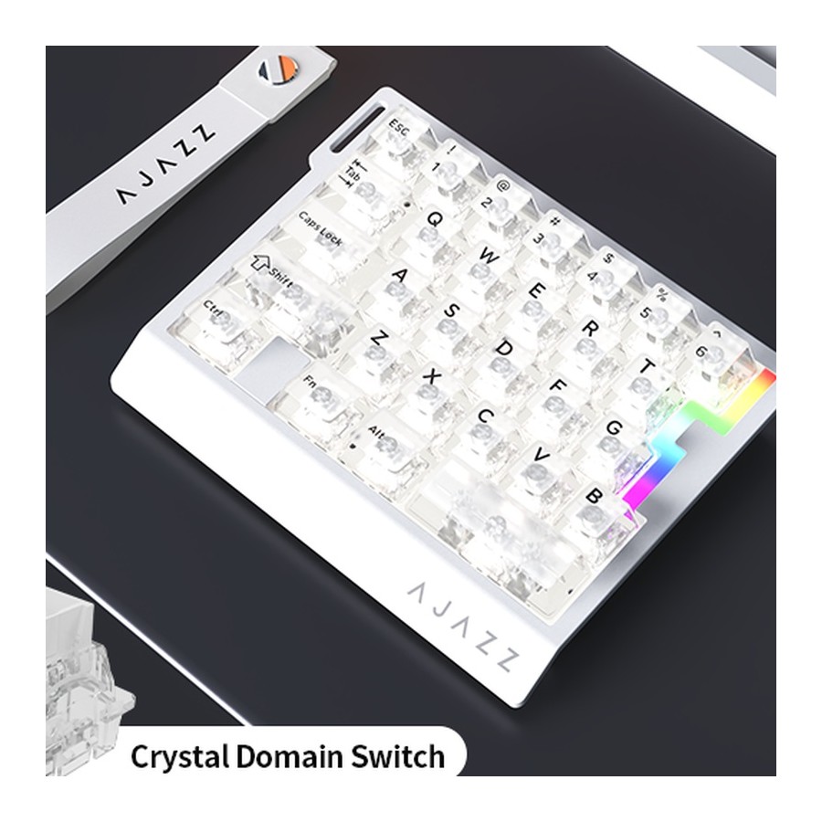 Ajazz AK029 Transparent White