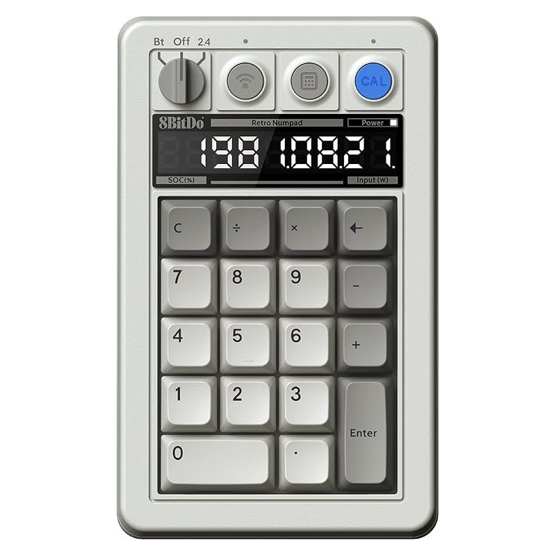 8Bitdo - Numpad mecánico retro de 18 teclas