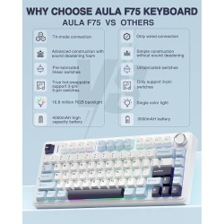 Aula F75 - Glacier Blue, Reaper Switch