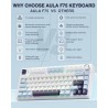 Aula F75 - Glacier Blue, Reaper Switch