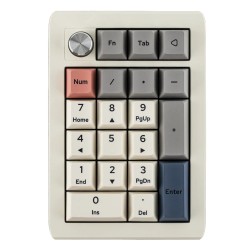 Epomaker EK21 - White Retro, Wisteria Linear Switch V2