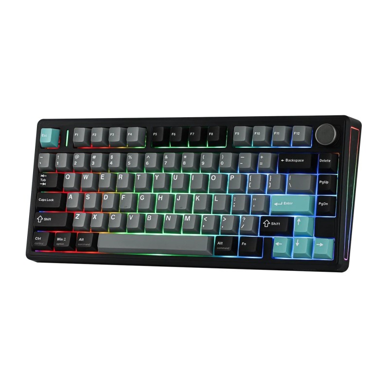 Epomaker TH80 V2 - Black, Sea Salt Silent Switch