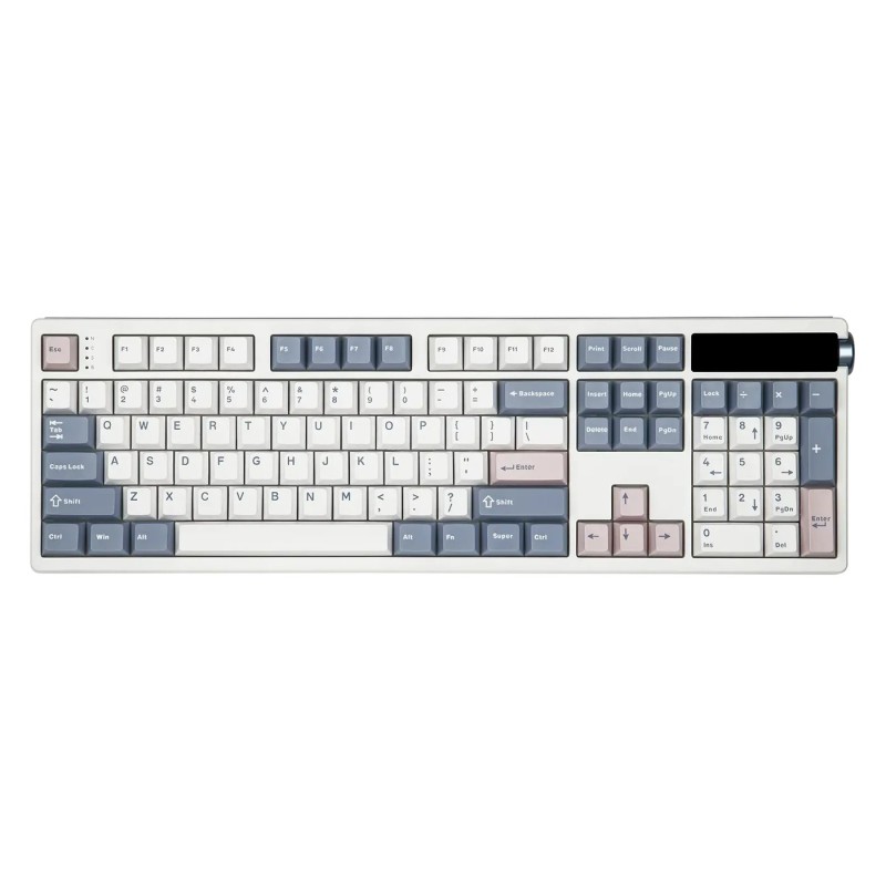 Epomaker TH108 Pro - White, Creamy Jade Switch