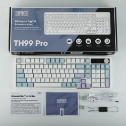 Epomaker TH99 Pro - Blue/White, Creamy Jade Switch