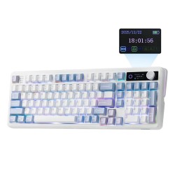Epomaker TH99 Pro - Blue/White, Creamy Jade Switch