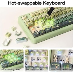 Kiiboom Phantom 98 Lite - Verde, Mossy Silent Switch