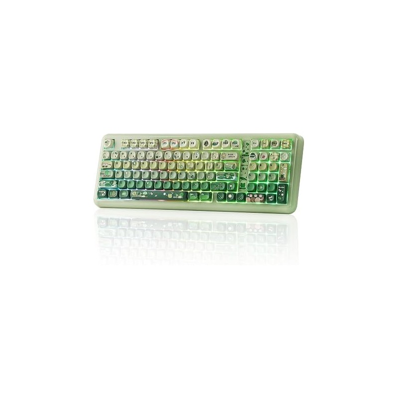 Kiiboom Phantom 98 Lite - Verde, Mossy Silent Switch