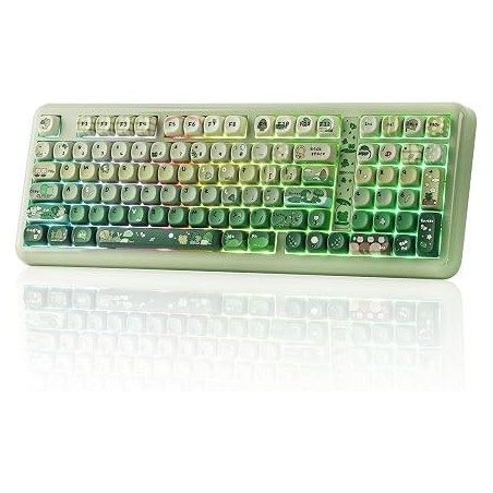 Kiiboom Phantom 98 Lite - Verde, Mossy Silent Switch