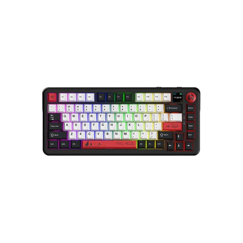 Ajazz AK820 Max Plus - Black Shark Red, Avocado Switch