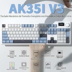 Ajazz AK35I V3 - Avocado Switch (Caja Dañada)