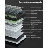Aula F75 - Degradado de Negro, LEOBOG Reaper Switch | All In GT